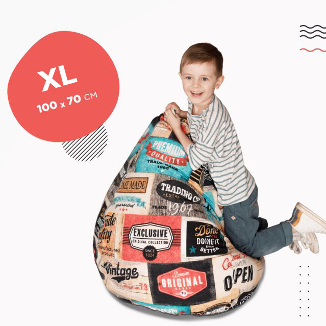 Детское Кресло Мешок Лейбл 1