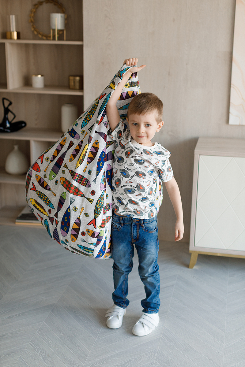 Детское Кресло Мешок Рыбки 5