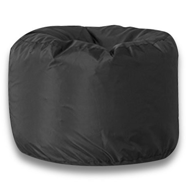 Пуфик Круг Черный Оксфорд 1