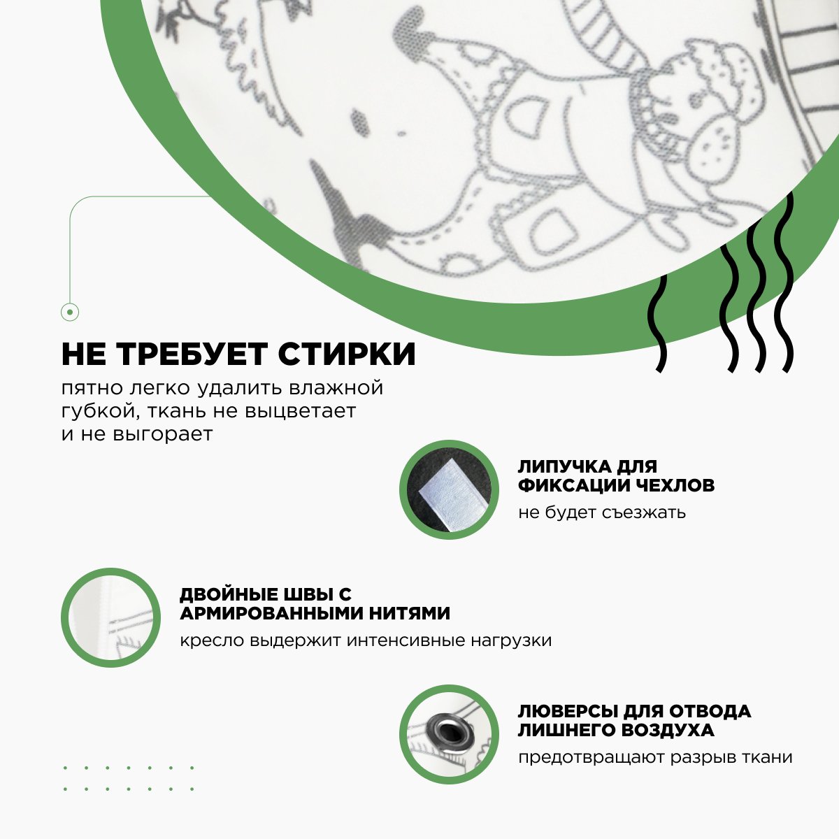 Кресло Мешок Груша Раскраска 5