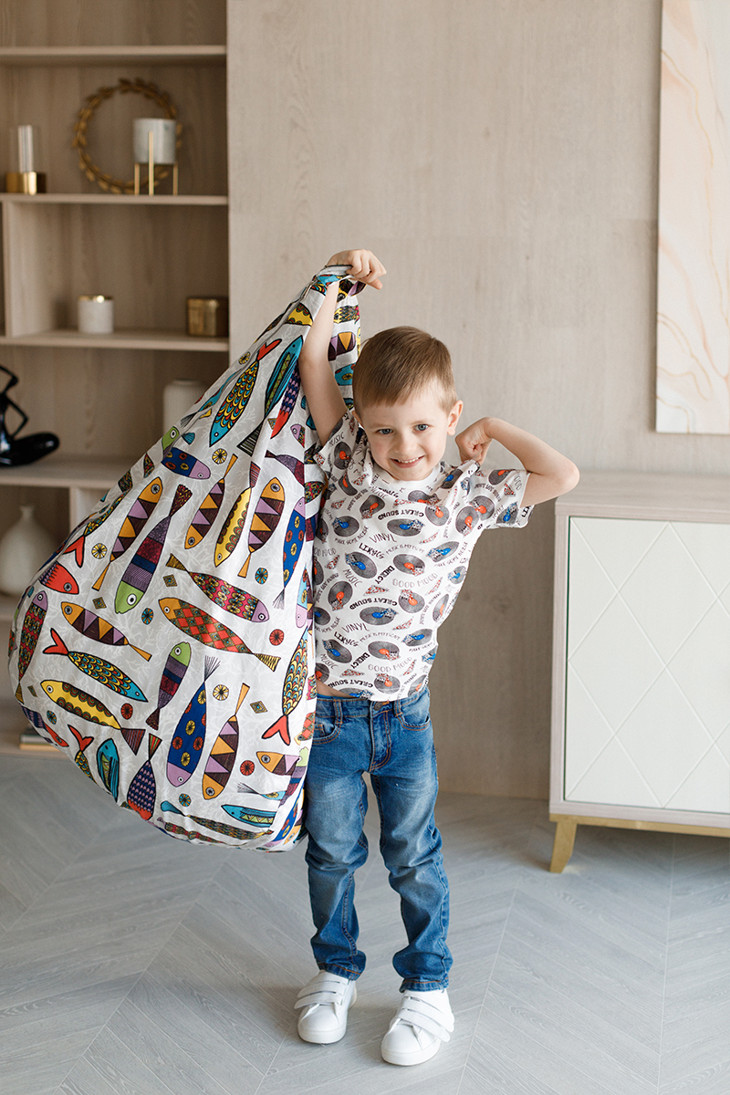 Детское Кресло Мешок Рыбки 7