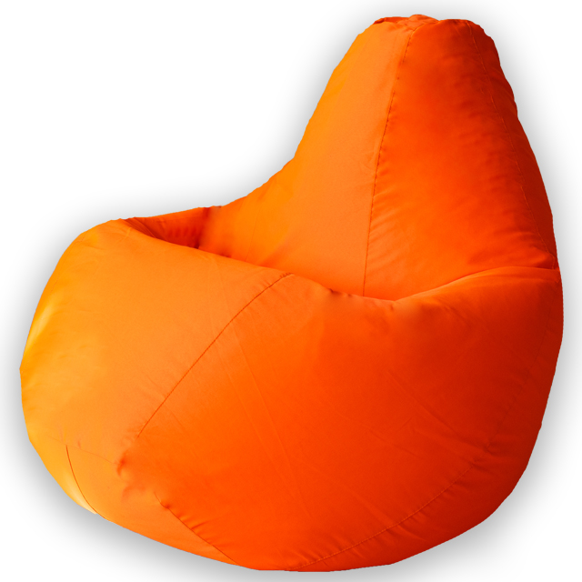 Купить Кресло Мешок Груша Фьюжн Оранжевое от производителя Bean-Bag Кресло Мешок Груша Фьюжн Оранжевое 1
