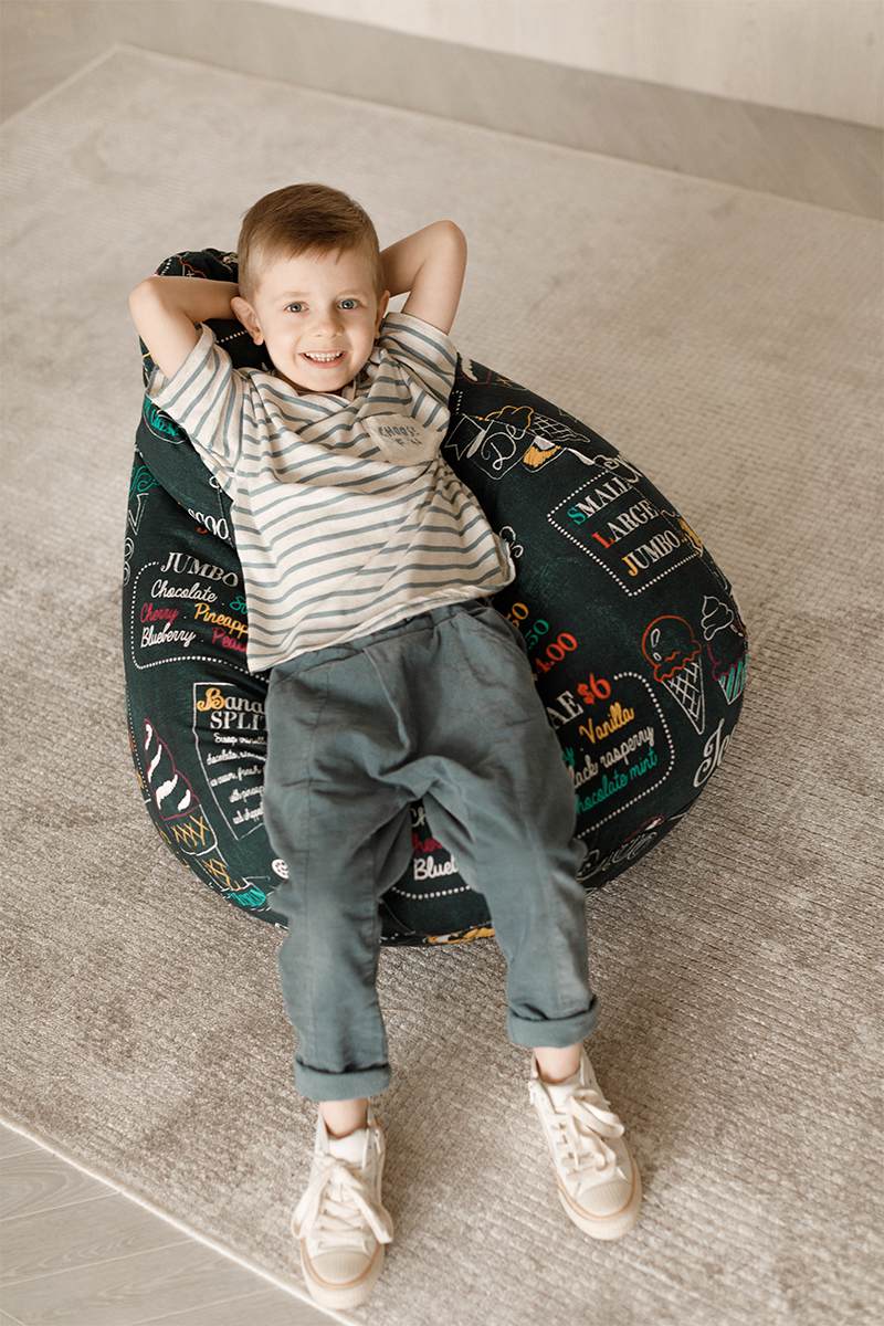 Детское Кресло Мешок Ice Cream 5