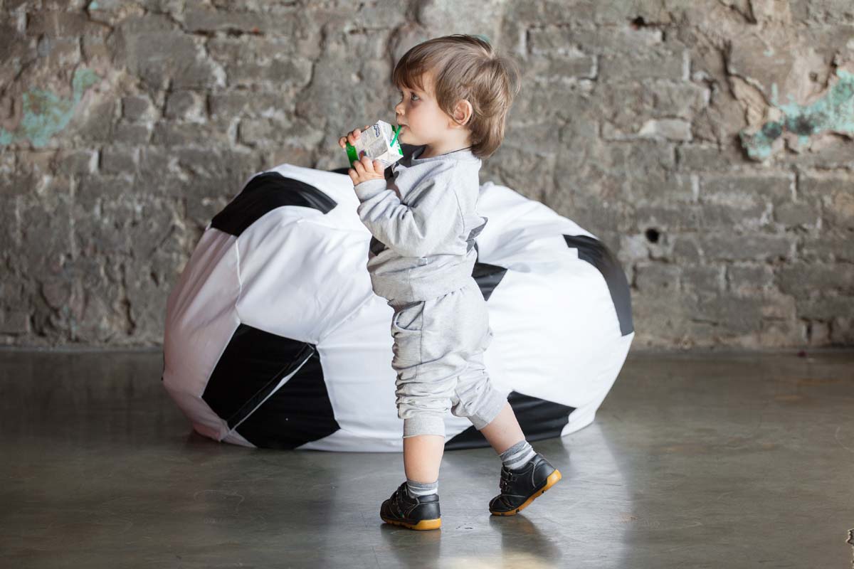 Кресло Мяч Бело-Черный Оксфорд 4