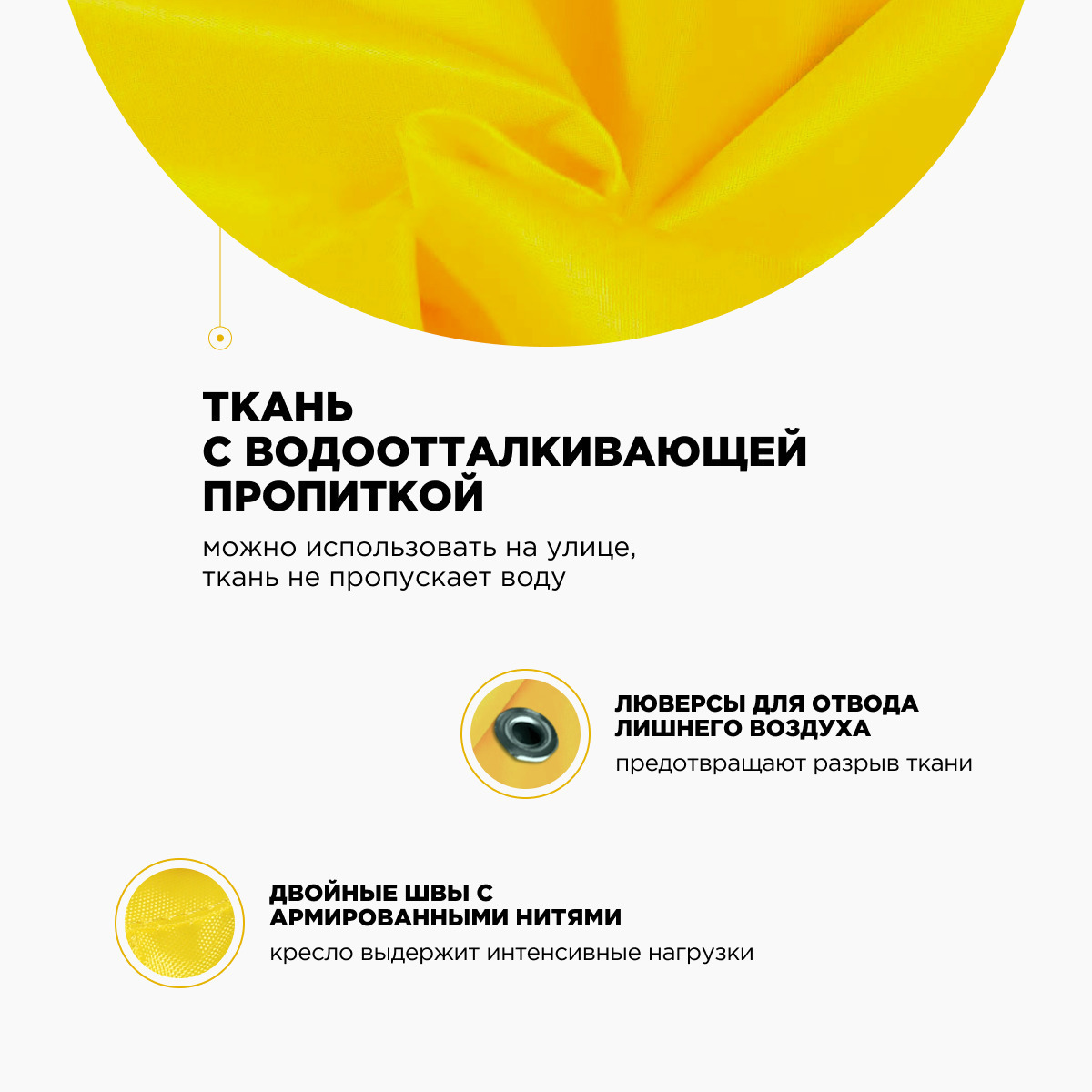 Кресло Мешок Груша Оранжевое (Оксфорд) 9