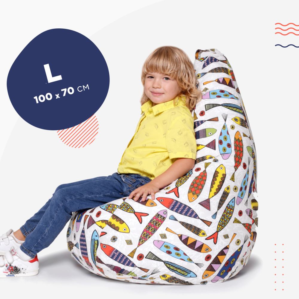 Детское Кресло Мешок Рыбки 1