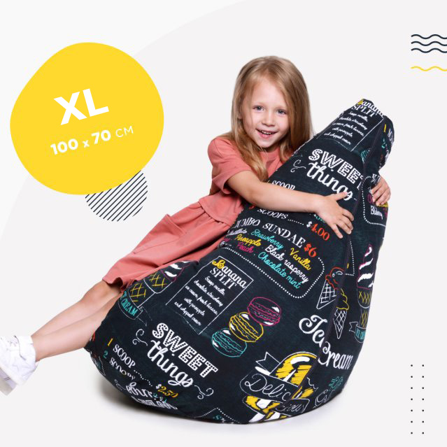 Детское Кресло Мешок Ice Cream 1