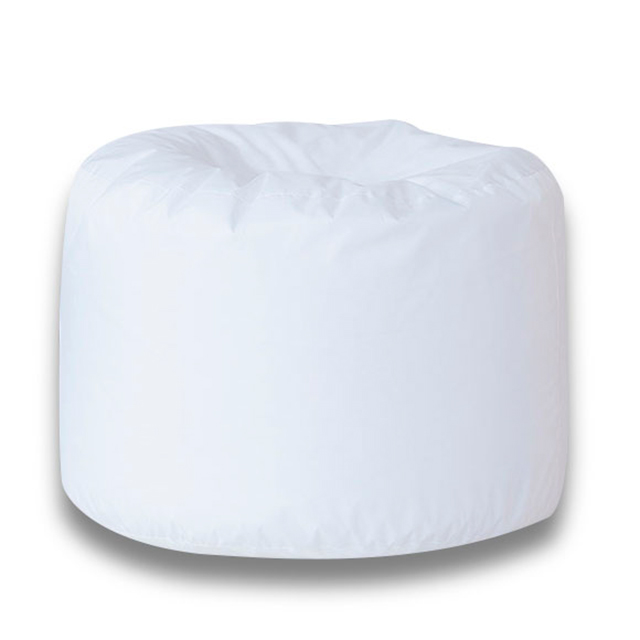 Пуфик Круг Белый Оксфорд 1