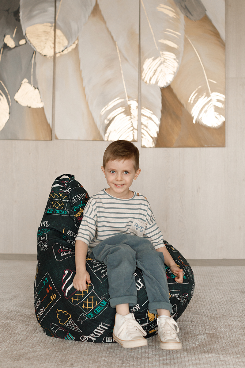 Детское Кресло Мешок Ice Cream 6