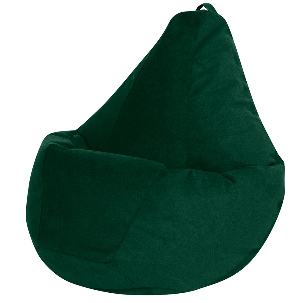 Купить Кресло Мешок Груша Зеленый Велюр от производителя Bean-Bag Кресло Мешок Груша Зеленый Велюр 1