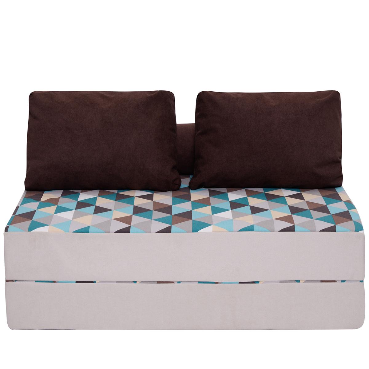 Бескаркасный Диван PuzzleBag Изумруд XL 2