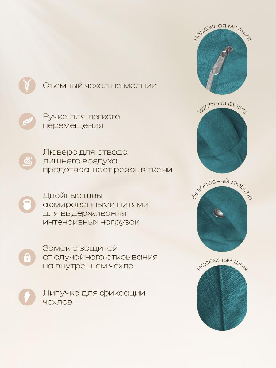 Кресло Мешок Груша Оранжевое (Оксфорд) 25