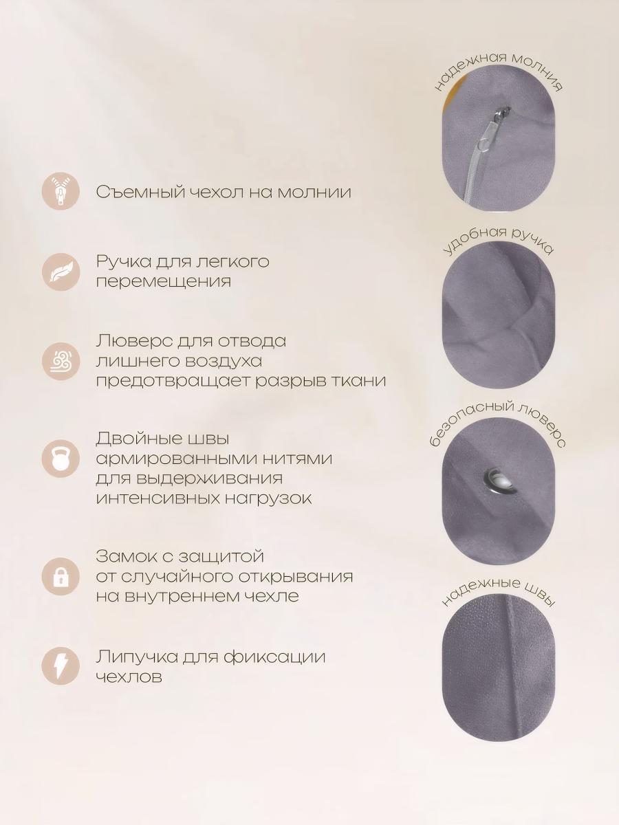 Кресло Мешок Груша Оранжевое (Оксфорд) 31