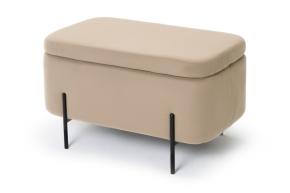 80574231  Пуф DreamBag Garda овальный с ящиком для хранения, бежевый_2 (1)