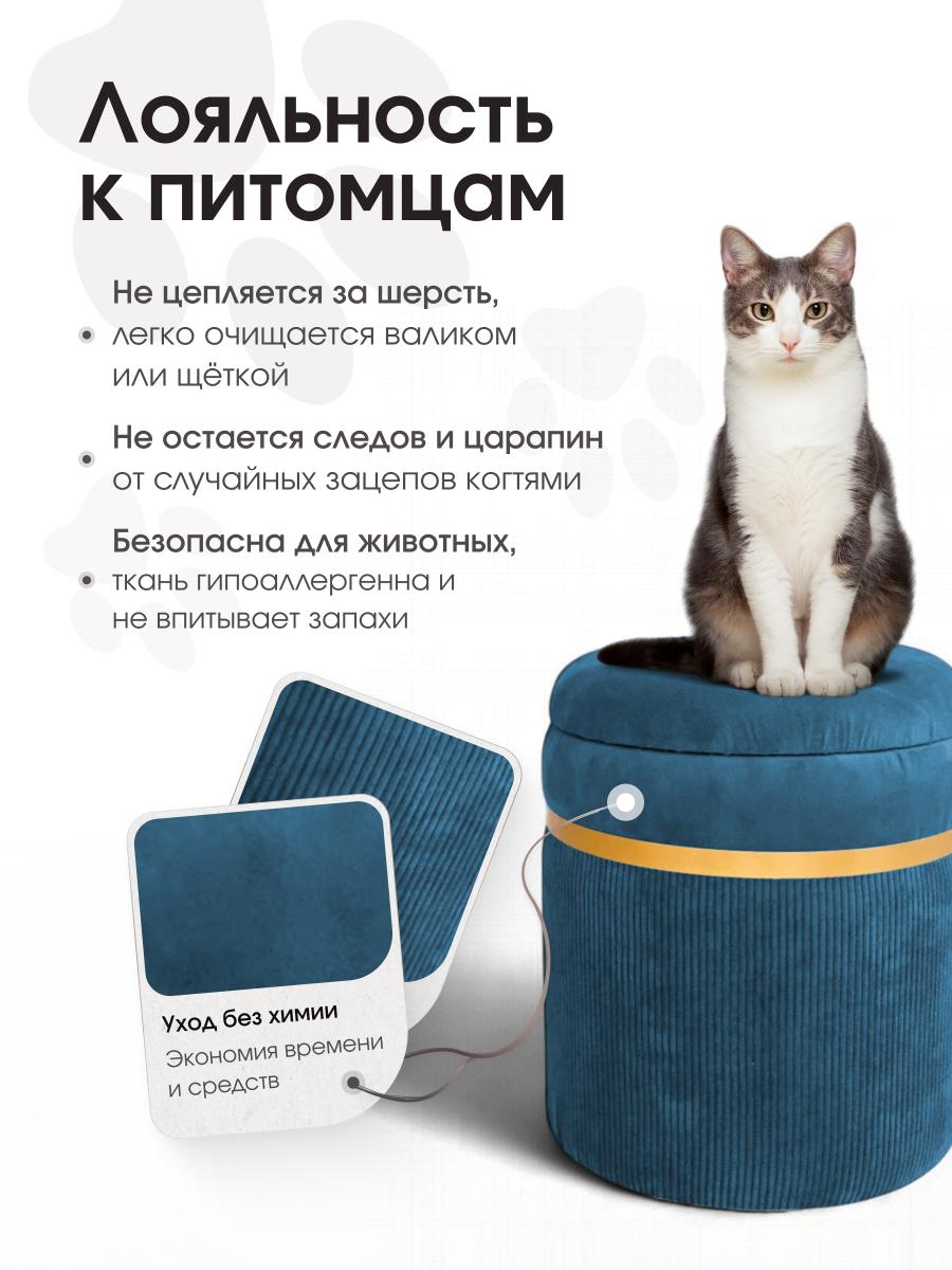 Пуф Лакси Синий 8