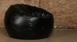 Кресло Мяч Черная ЭкоКожа 3