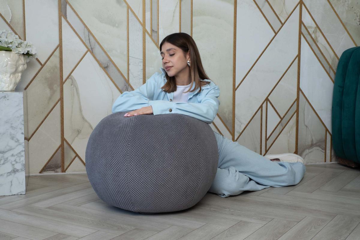 Пуф Сандерс Серый 3