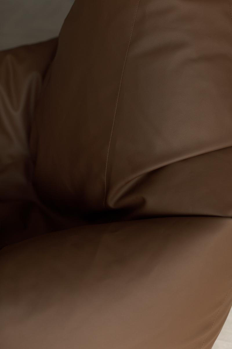 Купить Кресло Мешок Груша Коричневая ЭкоКожа от производителя Bean-Bag Кресло Мешок Груша Коричневая ЭкоКожа 4