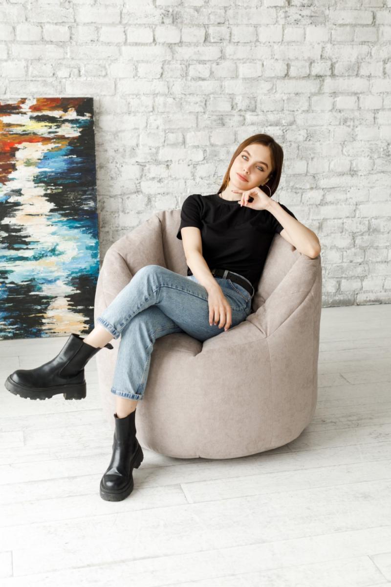 Кресло Пенек Зефир Светло-Бежевый 5