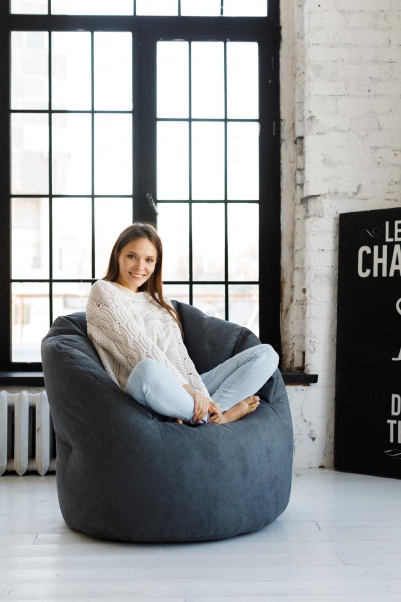 Кресло Пенек Зефир Серый 8