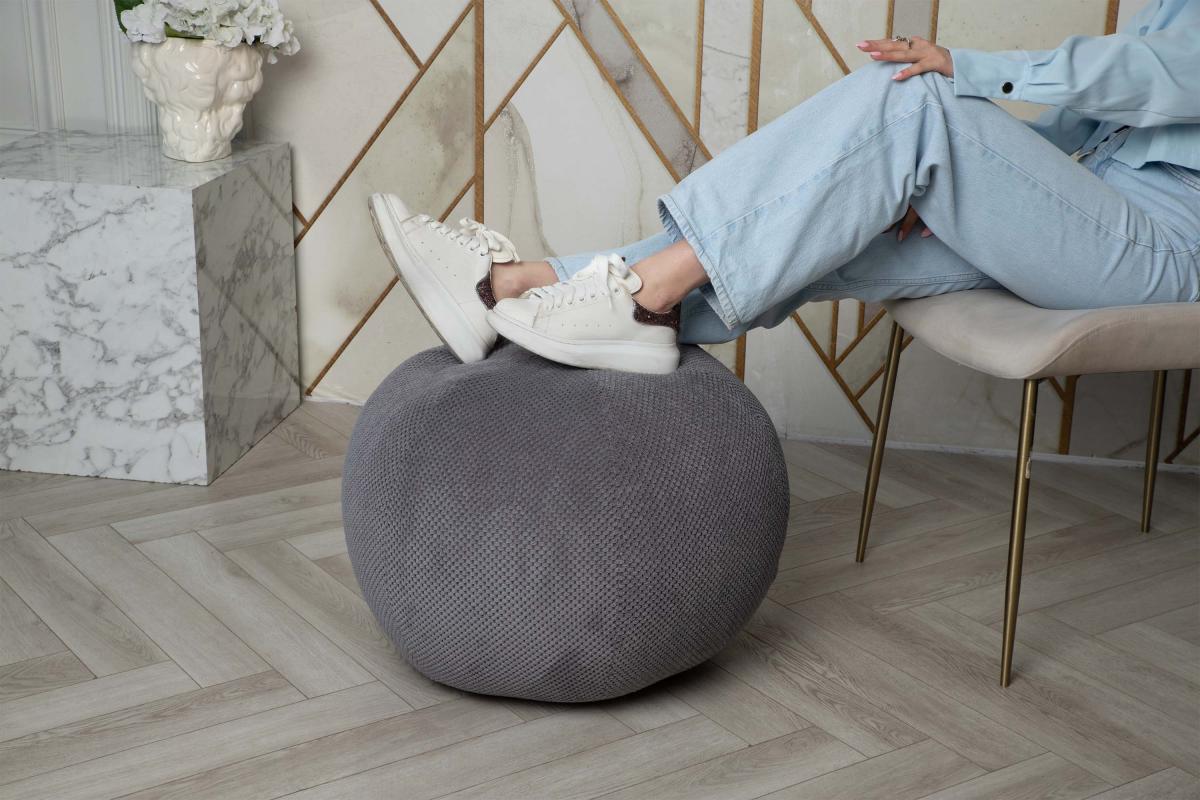 Пуф Сандерс Серый 4