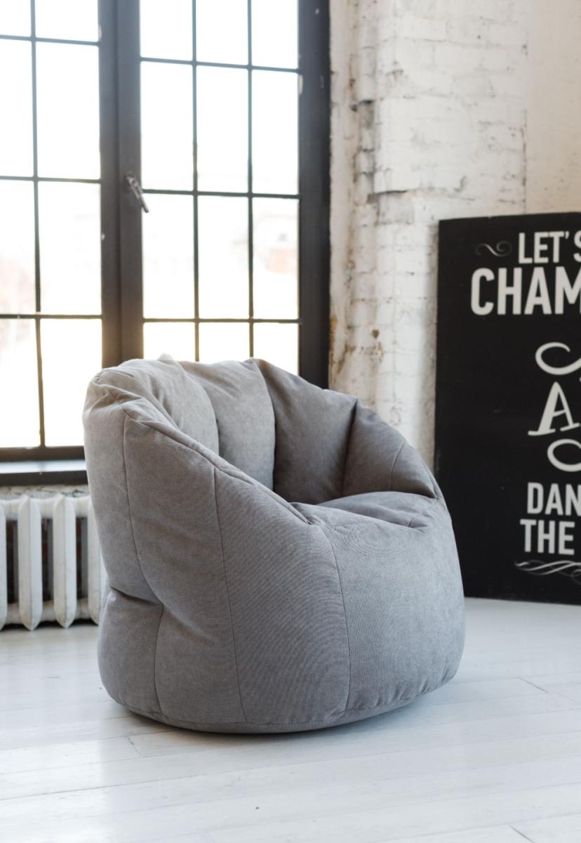 Кресло Пенек Зефир Светло-Серый 5