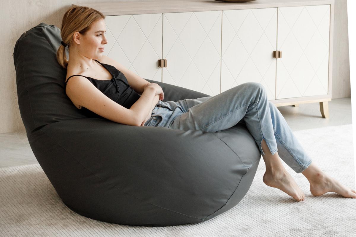 Кресло-мешок Dreambag серое XL