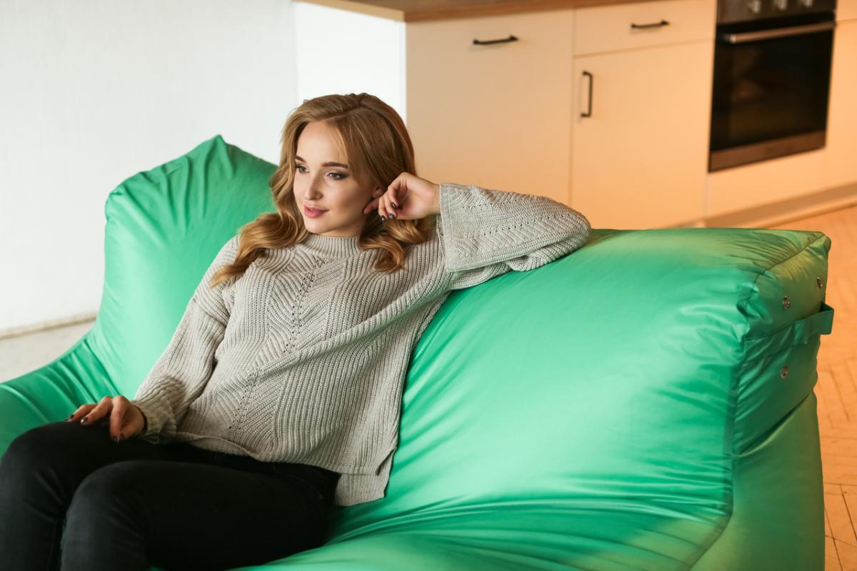 Купить Бескаркасный Диван Модерн Зеленый от производителя Bean-Bag Бескаркасный Диван Модерн Зеленый 2