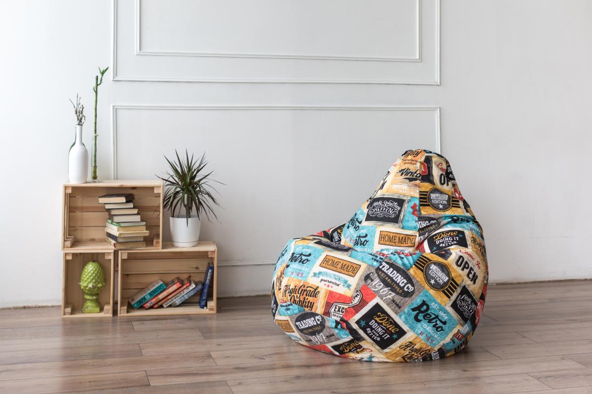 Купить Кресло Мешок Груша Лейбл от производителя Bean-Bag Кресло Мешок Груша Лейбл 3