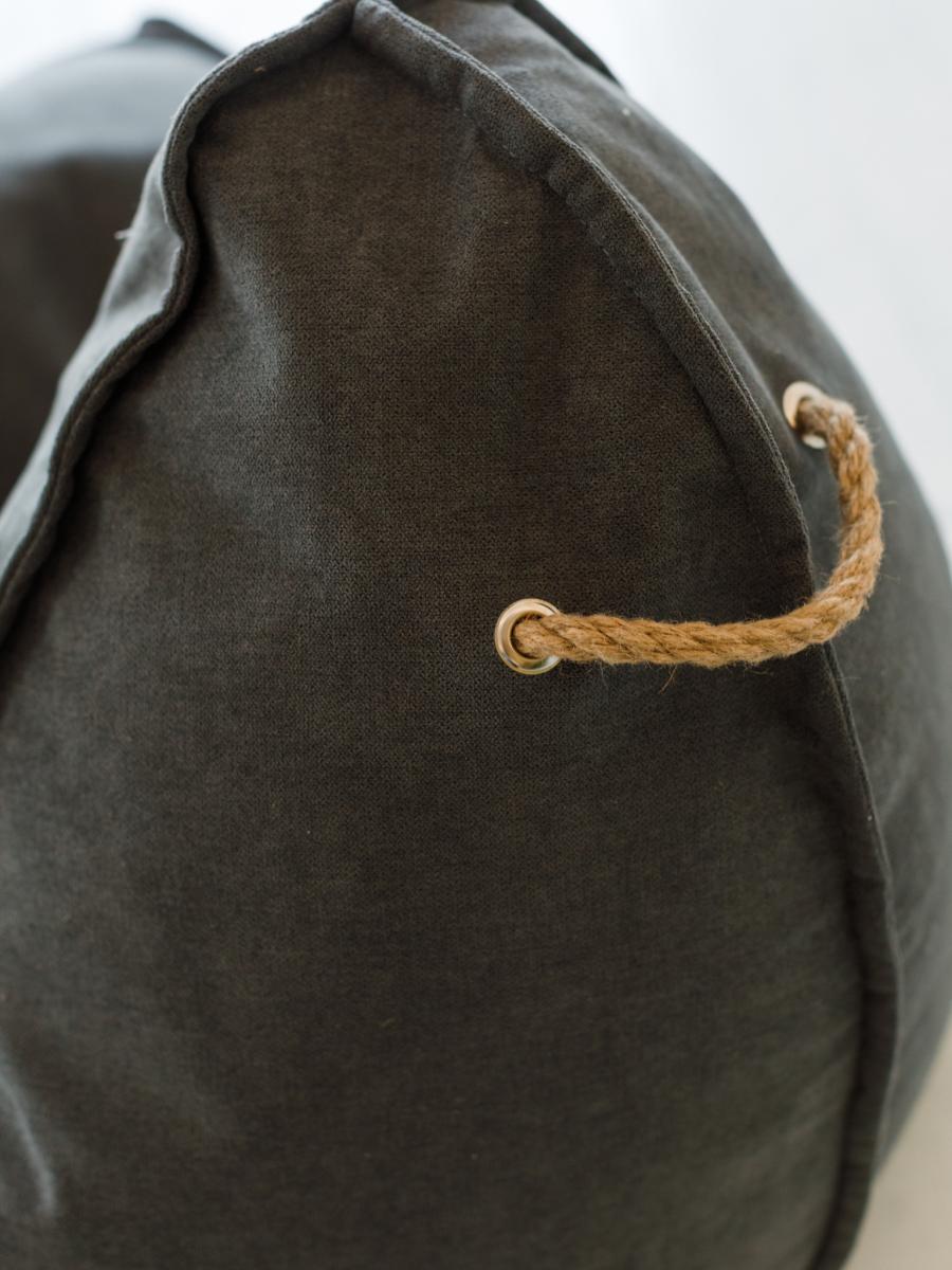 Кресло Манхеттен Графит с Пуфом 6