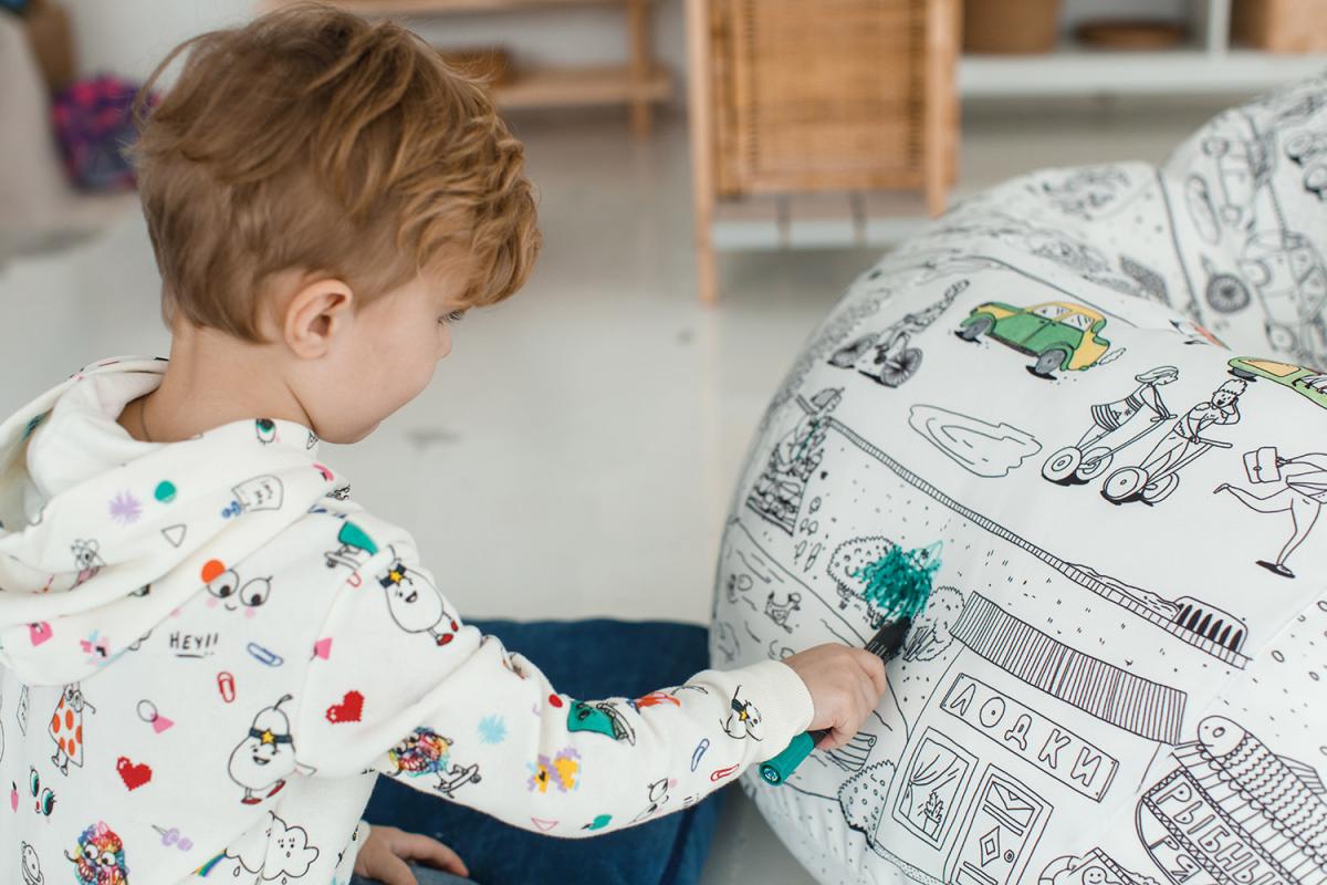 Кресло Мешок Груша Раскраска 8