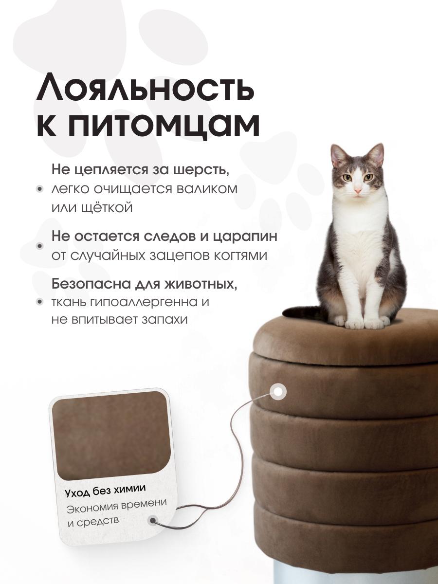 Пуф Лагуна Коричневый 4