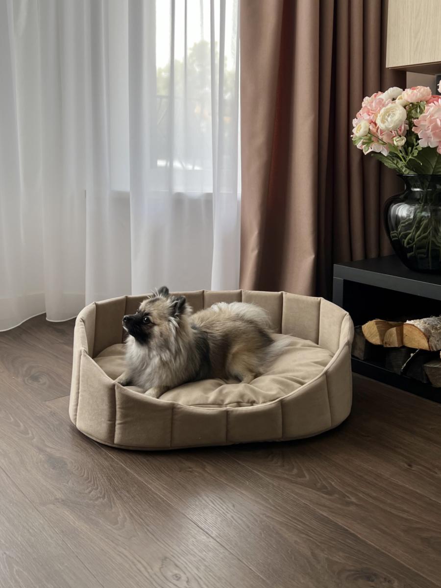 Лежанка Харпер Бежевая 3