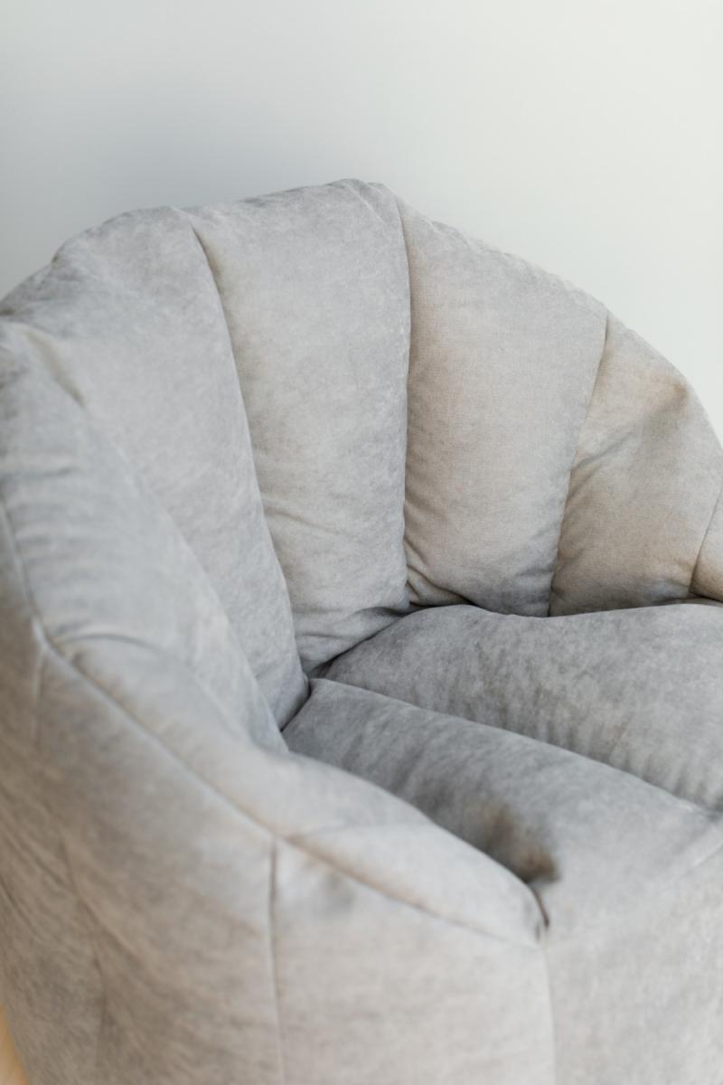 Кресло Пенек Зефир Светло-Серый 4