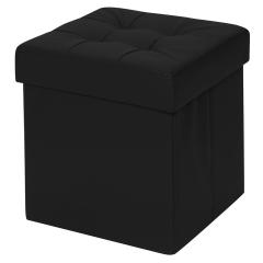 пуф складной черный 1