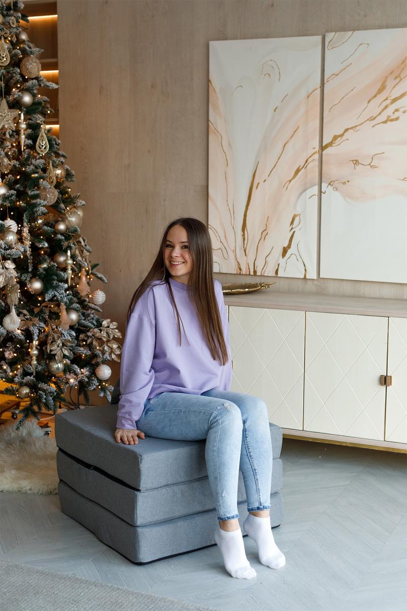 Пуф Трансформер Серый  11