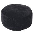 Пуфик Шайба Темно-Серый Микровельвет