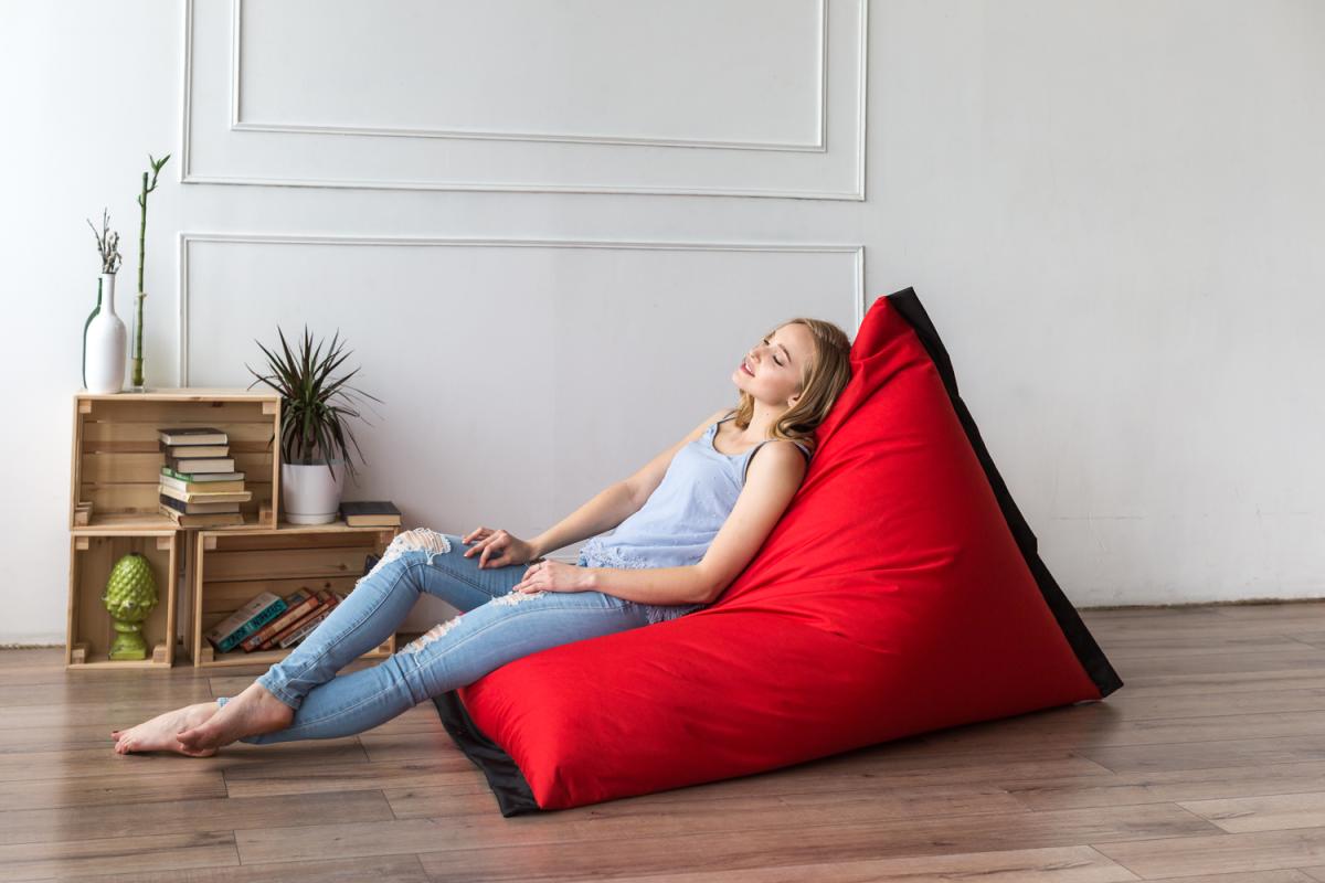 Кресло Пирамида Красно-Черная 4