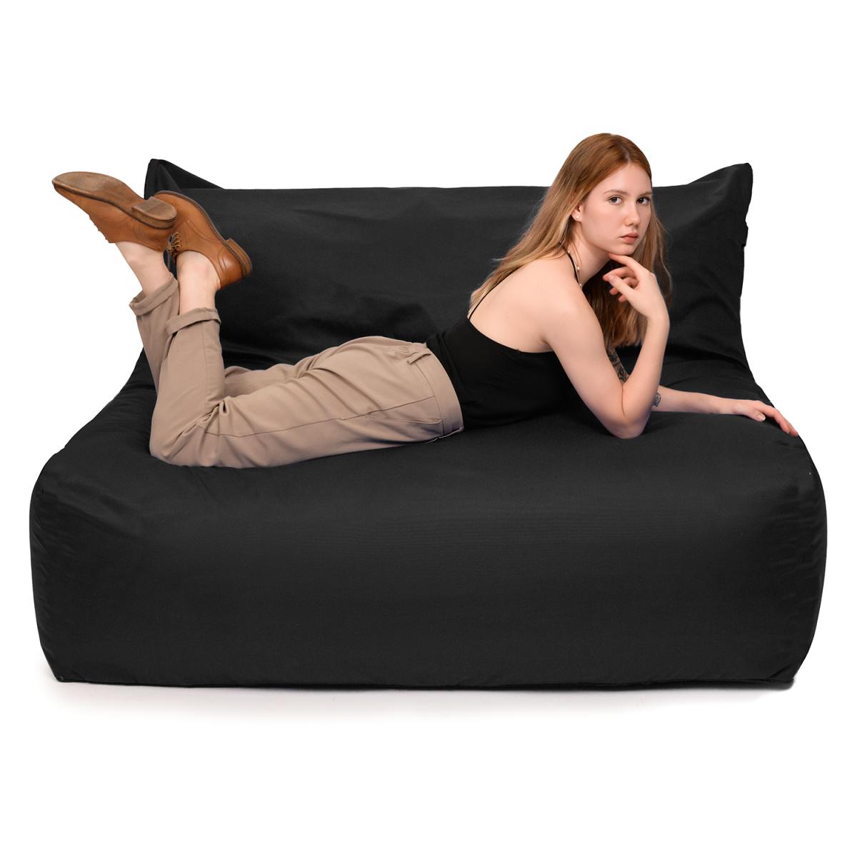 Бескаркасный Диван Модерн Черный 4