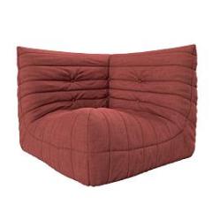 Диван Маршмеллоу Красный Угловая секция