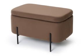 80574232  Пуф DreamBag Garda овальный с ящиком для хранения, коричневый_3