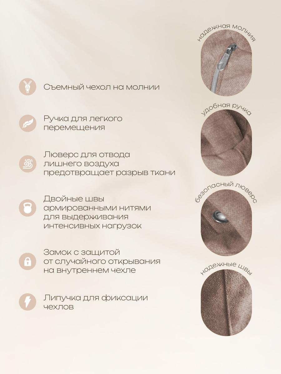 Кресло Мешок Груша Оранжевое (Оксфорд) 32