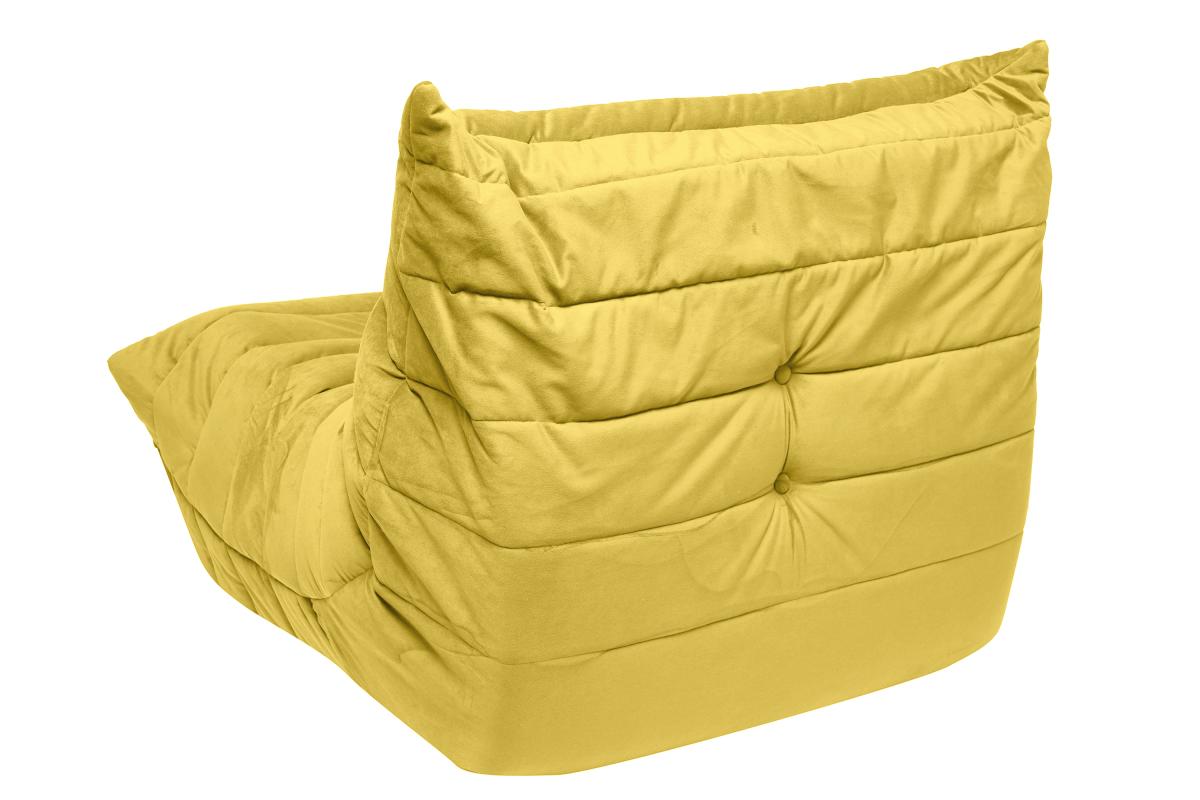 Диван Маршмеллоу Желтый 1 секция 4