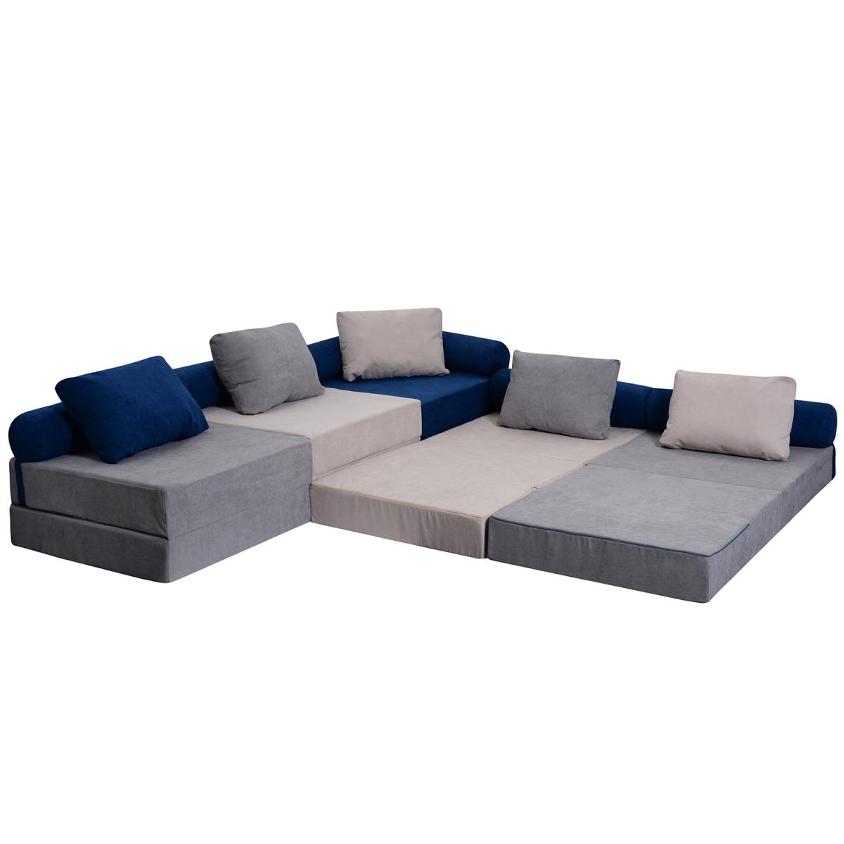 Модульный Бескаркасный Диван Space Серый 4